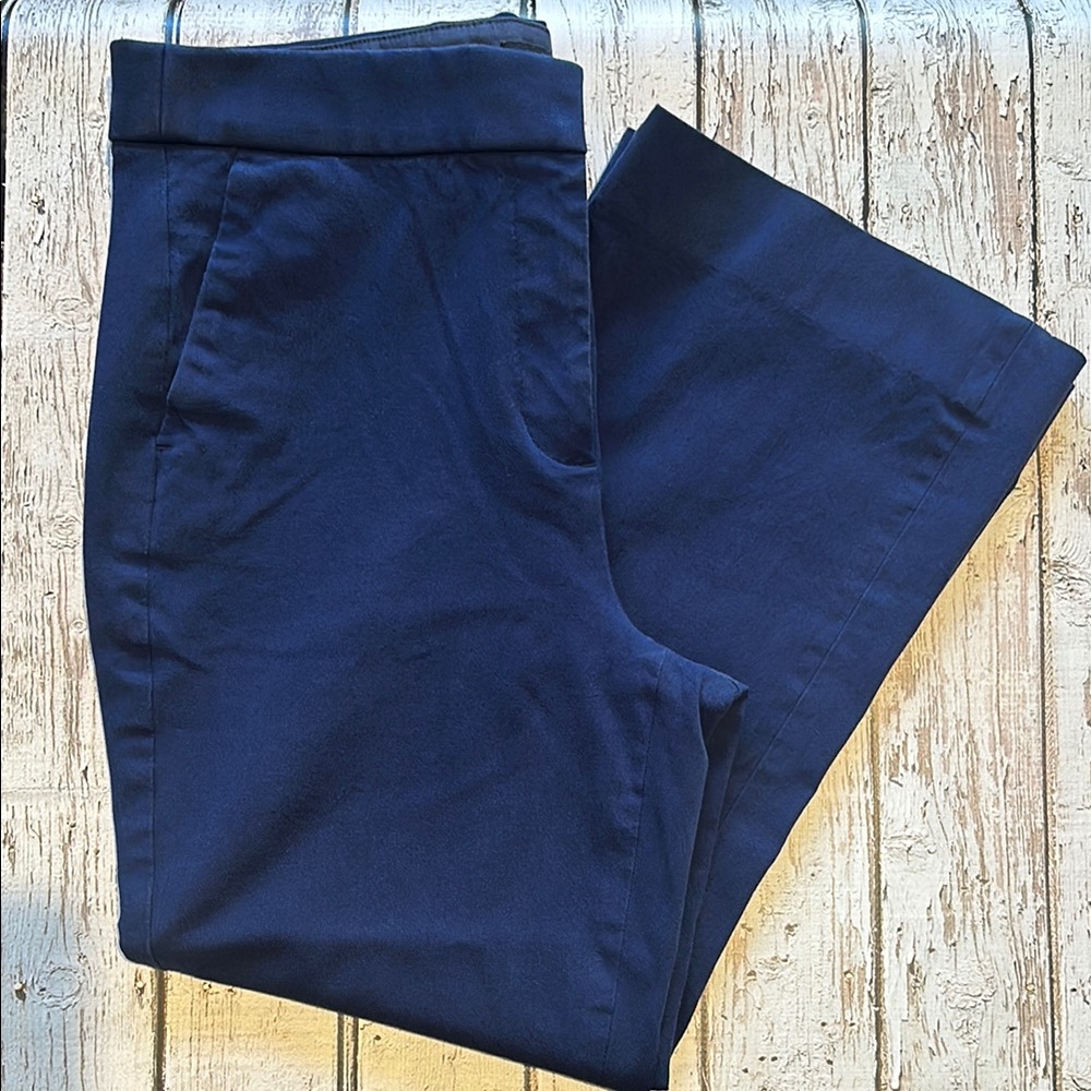 J. Crew Blue Ankle Cropped Pants